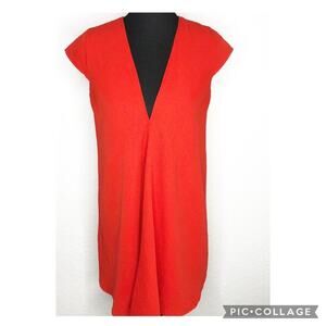 Asilio Dusk Til Dawn red shift v neck dress size 4